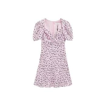 Bebe SS24 Short Sleeved Dresses Women's Black/Pink Red