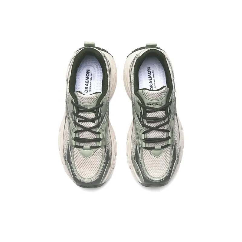 DoraemonA Low Top Chunky Sneakers Unisex Green-6