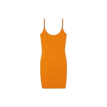 VERSACE VERSACE Slip Dresses Women's Orange