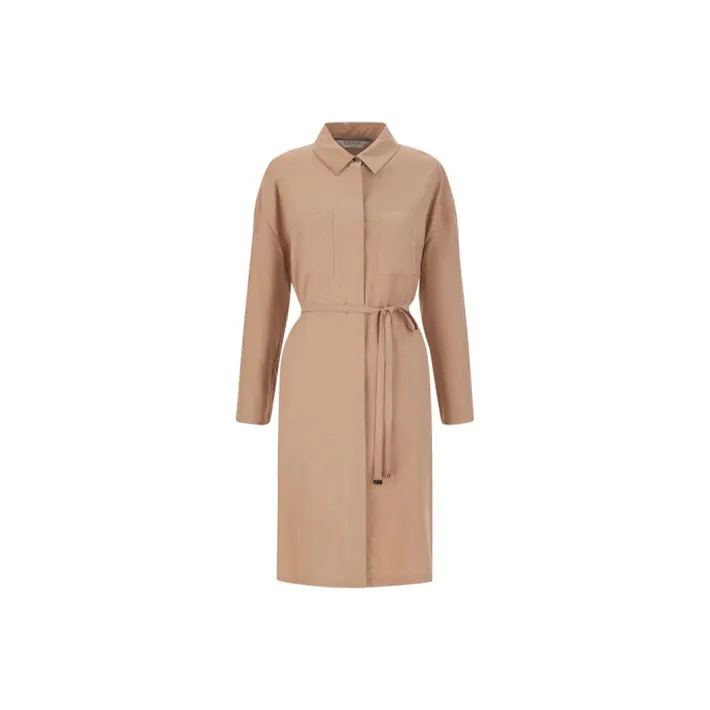 'S MAX MARA Long Sleeved Dresses Women's Brown-0