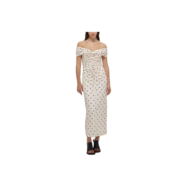 Self-portrait Short-Sleeved Dresses Women's White-0
