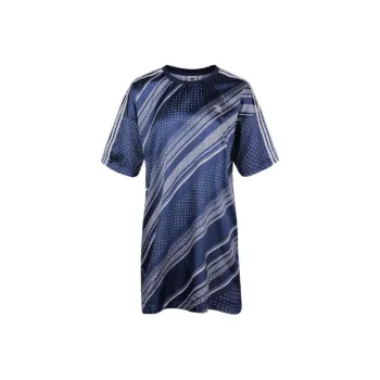 Adidas Originals TREFOIL DRESS Short Sleeved Dress Women's Blue