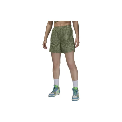 JORDAN Casual Shorts Women's Oil Green