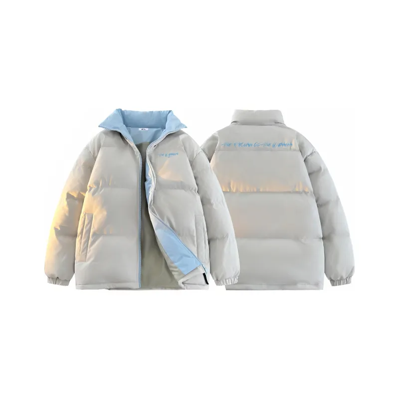Warrior Ride The Wind Collection Open Ended Smile Collection Puffer Jacket Unisex-17
