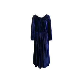 Valentino Long-Sleeved Dresses Women's Blue