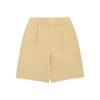 LI NING 1990 Commuter Series Casual Shorts Women's Khaki Yellow