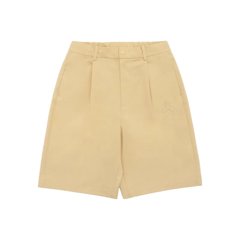 LI NING 1990 Commuter Series Casual Shorts Women's Khaki Yellow-0
