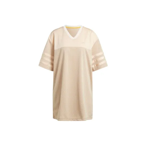 Adidas Short Sleeved Dresses Women's Magic Light Brown/Sandy Brown