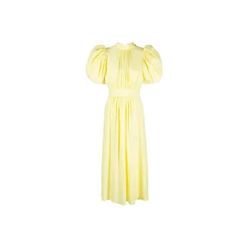 Rotate Short-Sleeved Dresses Women's Yellow
