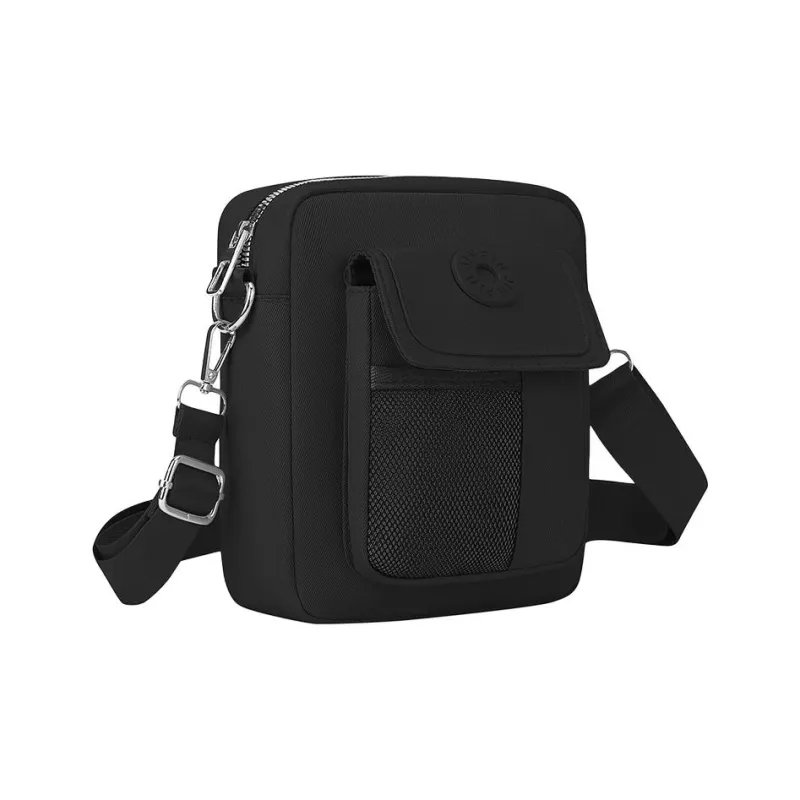 TOUTSEUL YOLO Nylon Fabric Crossbody Bag, Shoulder Bag Unisex Gray/Black/Purple/Khaki/Green/Dark Blue/Dark Brown-3