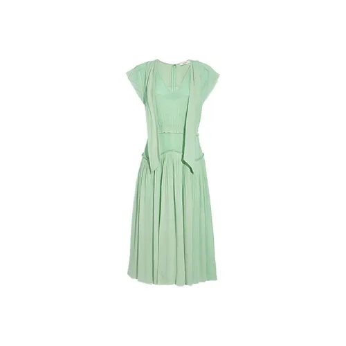 COACH Sleeveless Dress Women's Green
