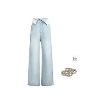 Three Quarters Jeans Women's Blue