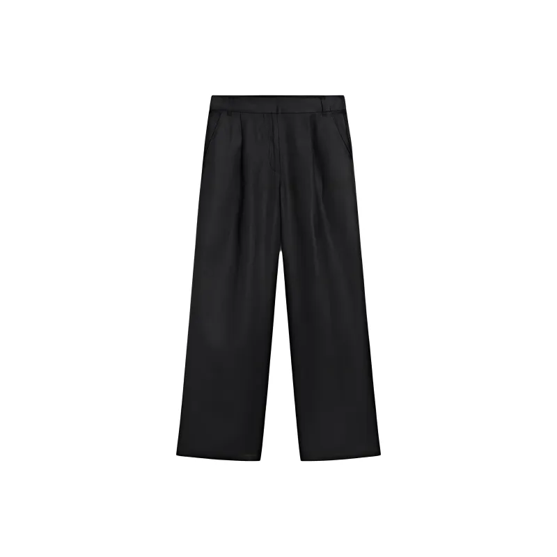 Massimo Dutti Casual Pants Women's Black-0