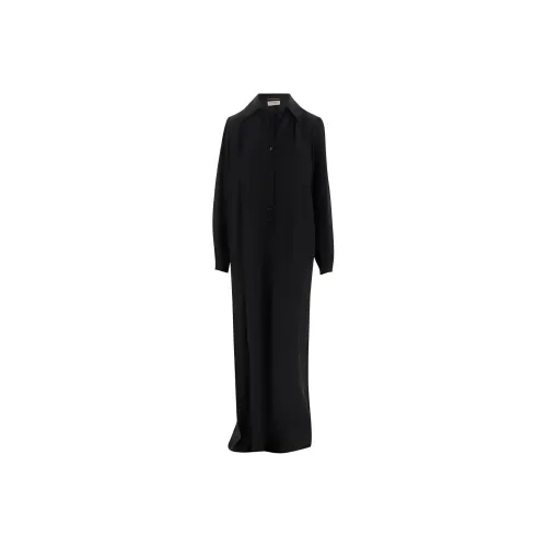 SAINT LAURENT Long-Sleeved Dresses Women's Black