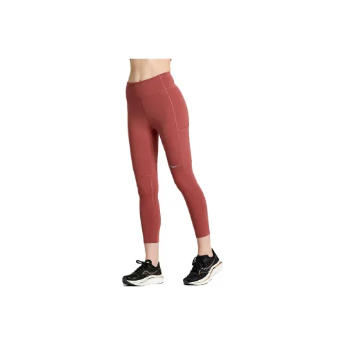 Saucony Leggings Women's Red