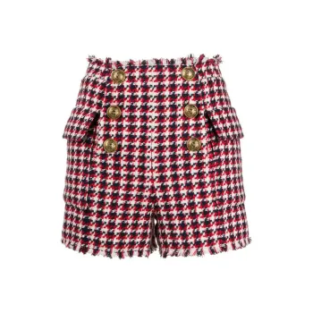 BALMAIN Casual Shorts Women's Red