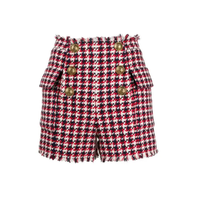 BALMAIN Casual Shorts Women's Red-0