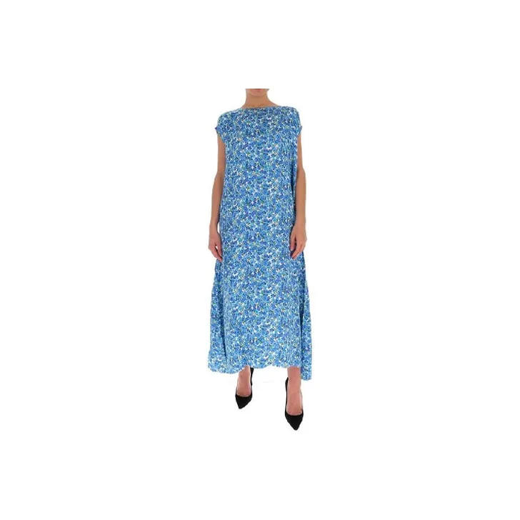 Vetements Sleeveless Dresses Women's Blue-0