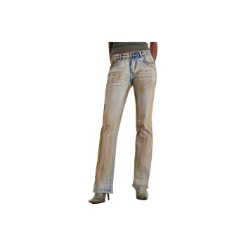 Jaded London Rusted Denim Bootcut Jeans Women's Blue/Blue