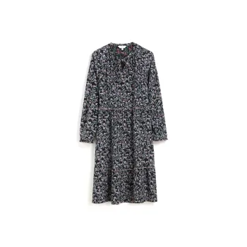 PUKKA Long-Sleeved Dresses Women's Night Cherry Blossom Pink