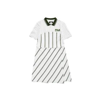 FILA FUSION x White Mountaineering , Short Sleeved Dress Women's Sports White