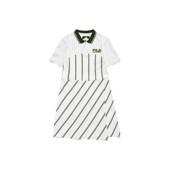 FILA FUSION x White Mountaineering , Short Sleeved Dress Women's Sports White-0