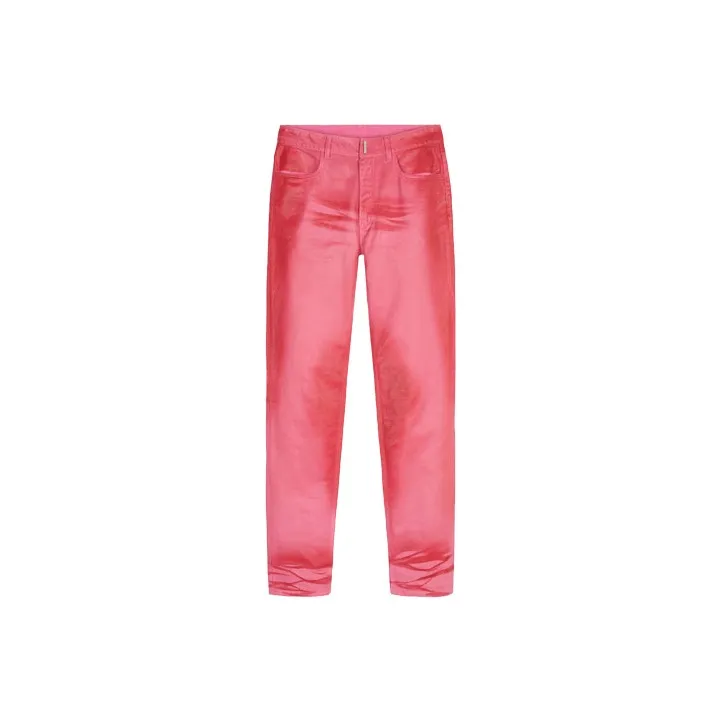 Givenchy Dyed Slim Fit Denim Jeans 'Pink'-0