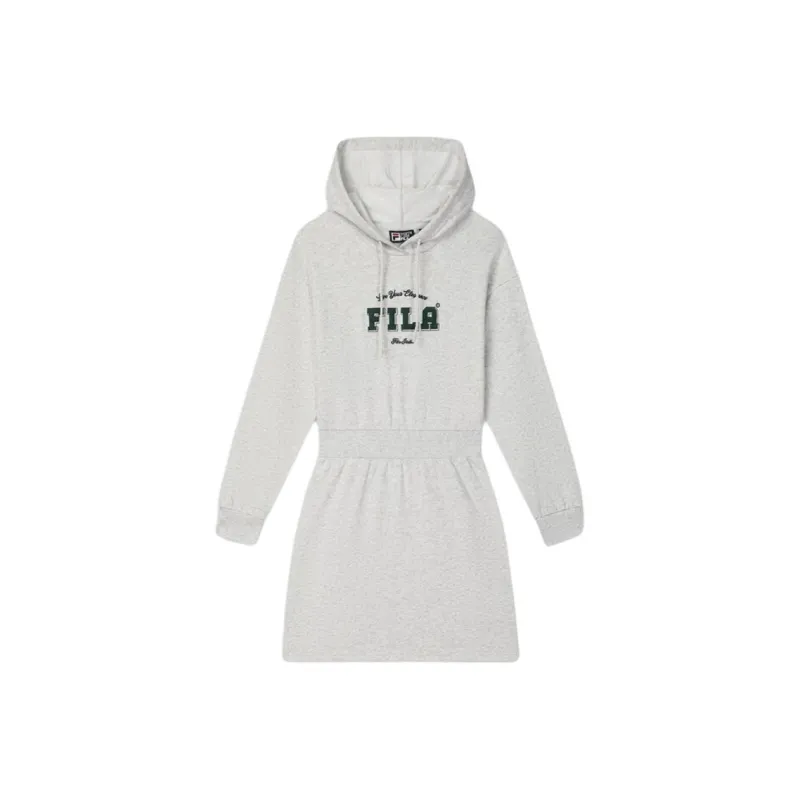 FILA Long Sleeved Dress Women's Moonlit Heather Gray-0