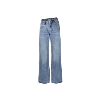 Alexander Wang Asymetrical Waistband Bikini Jean Light Indigo