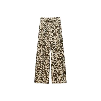 ZARA Casual Pants Women's Leopard Print