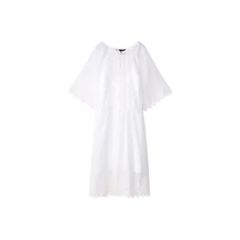 LOEWE Short Sleeved Dresses Women's White
