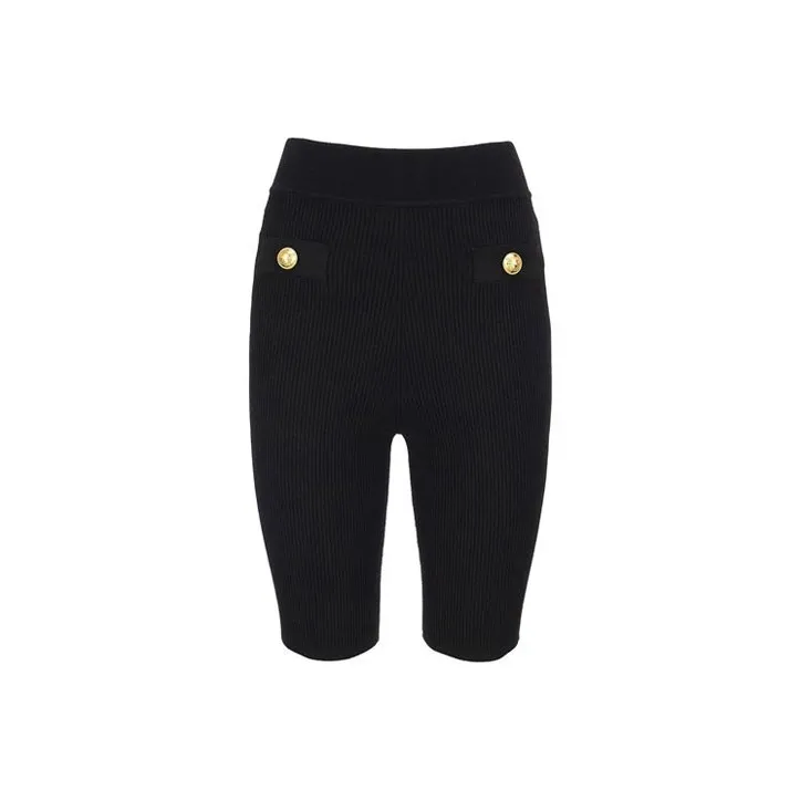 BALMAIN Casual Shorts Women's Black-0