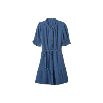 GAP Short-Sleeved Dresses Women's Medium Bright Blue