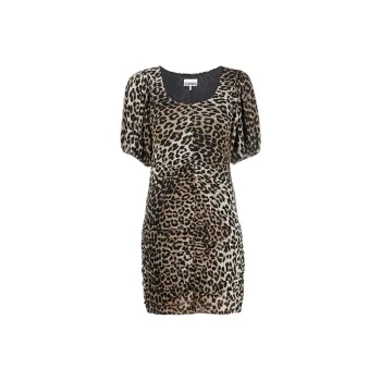 GANNI Short-Sleeved Dresses Women's Multicolor