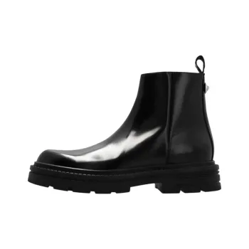 FANSIZHE Ankle Boots Men's Black