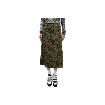 TAXIPHONE Denim Long Skirt Women's