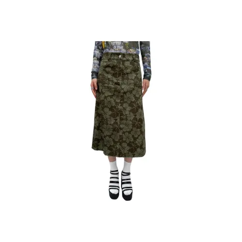 TAXIPHONE Denim Long Skirt Women's
