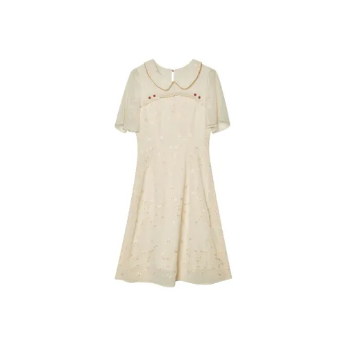 ANNECHEN Short Sleeved Dresses Women's