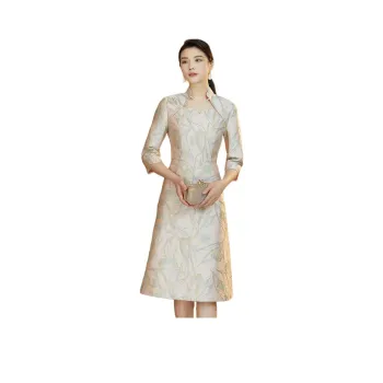 BBLLUUEE Long Sleeved Dress Women's Light Cherry Blossom Pink