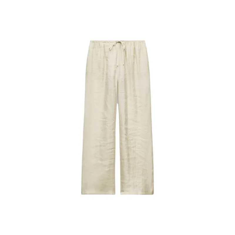 ZARA Casual Pants Women's Beige-0