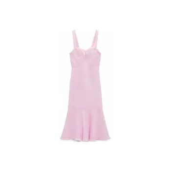 ZARA Slip Dresses Women's Light Purple
