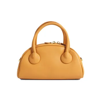 Bullrun Cow Leather Handbag Regular Women's Orange/Almond/Milkshake White/Mint Green