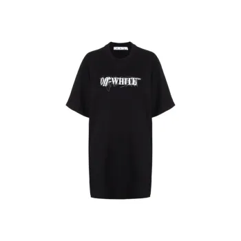 OFF WHITE FW21 Short Sleeved Dresses Women's Black