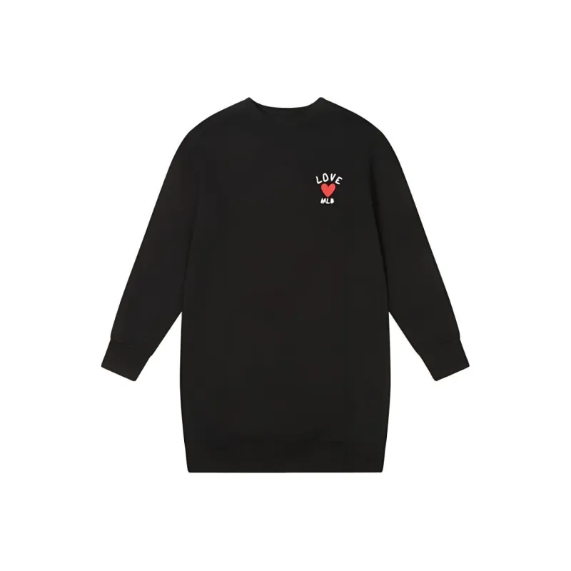 MLB Long Sleeved Dress Women's Black-0