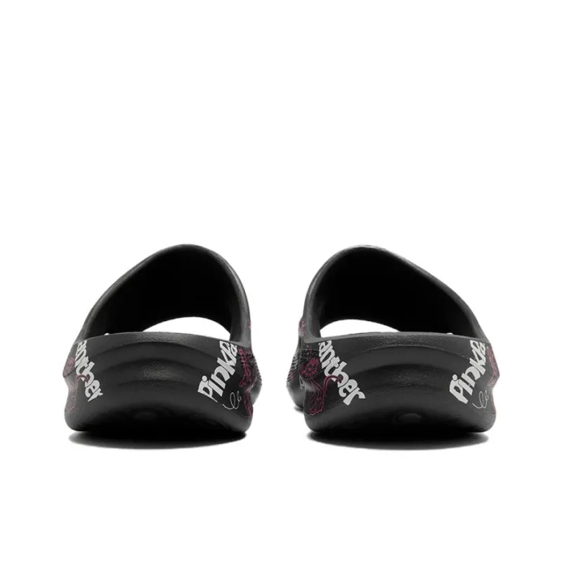 PINK PANTHER x QIAODAN Slip Resistant Abrasion Resistant Slide Slippers Men's Black Gray-4