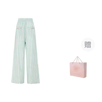 ZAZN Casual Pants Women's Lake Green