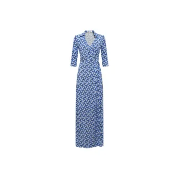 DVF Diane Von Furstenberg Eloise V-neck Maxi Dress