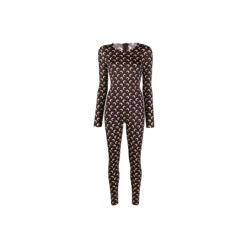 Marine Serre Jumpsuits Women's Brown-0