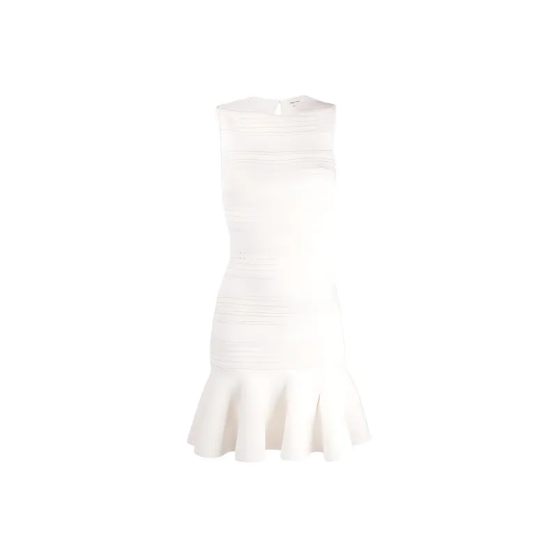 Alexander McQueen Striped Mini Dress-0