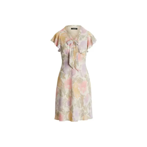 Polo Ralph Lauren SS24 Short-Sleeved Dresses Women's Light Beige Yellow